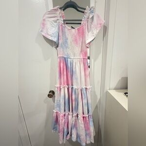 Ivy City Co Colorful Tie-Dye Dress